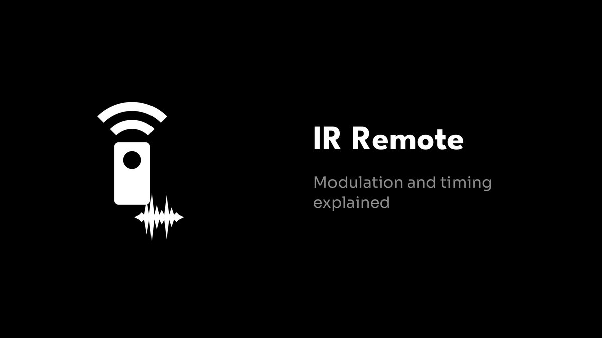 How Infrared Remote Controls Work: Modulation, Carrier Frequency, and ...