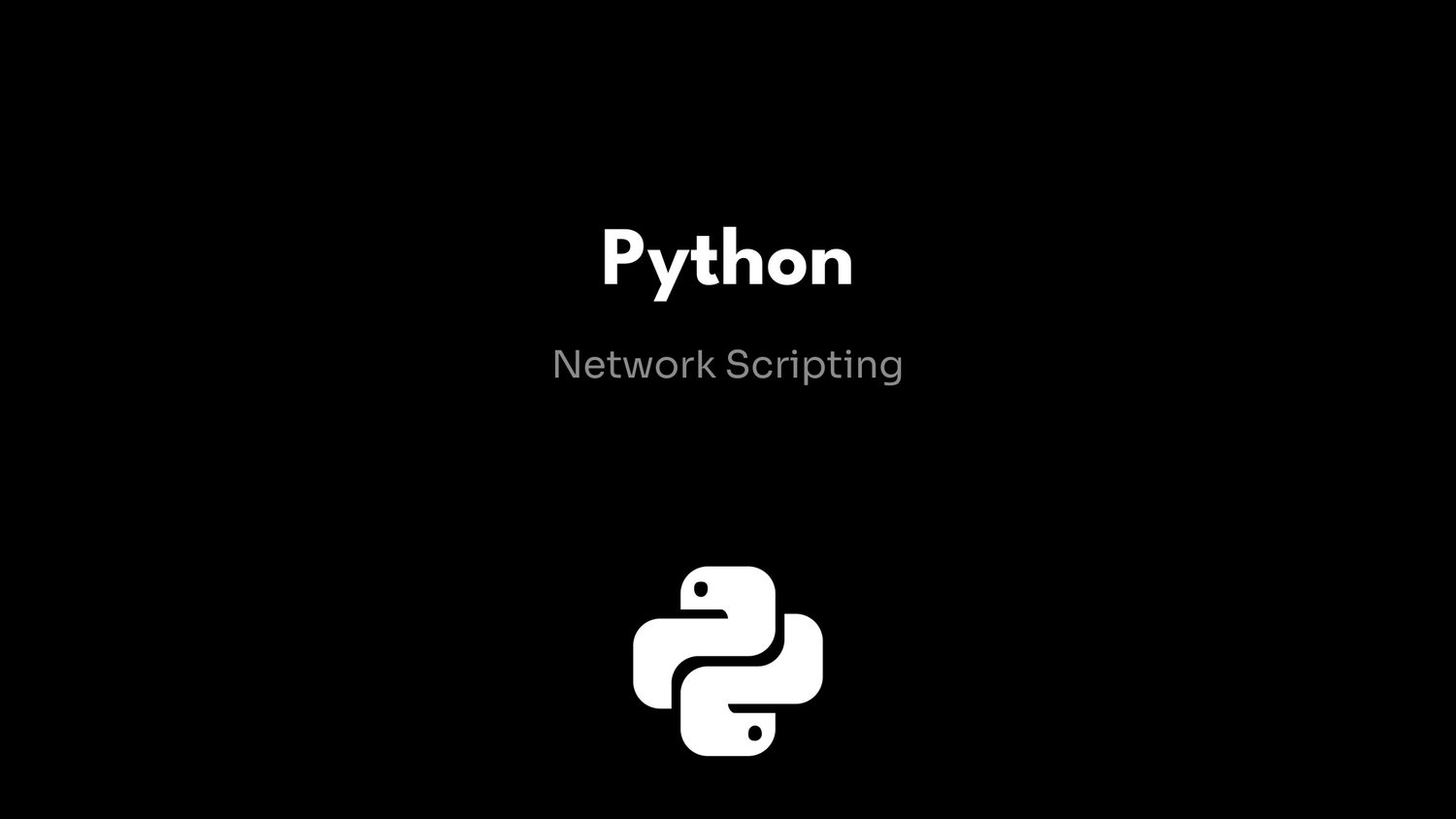 Python for Network Scripting – InfiShark Tech