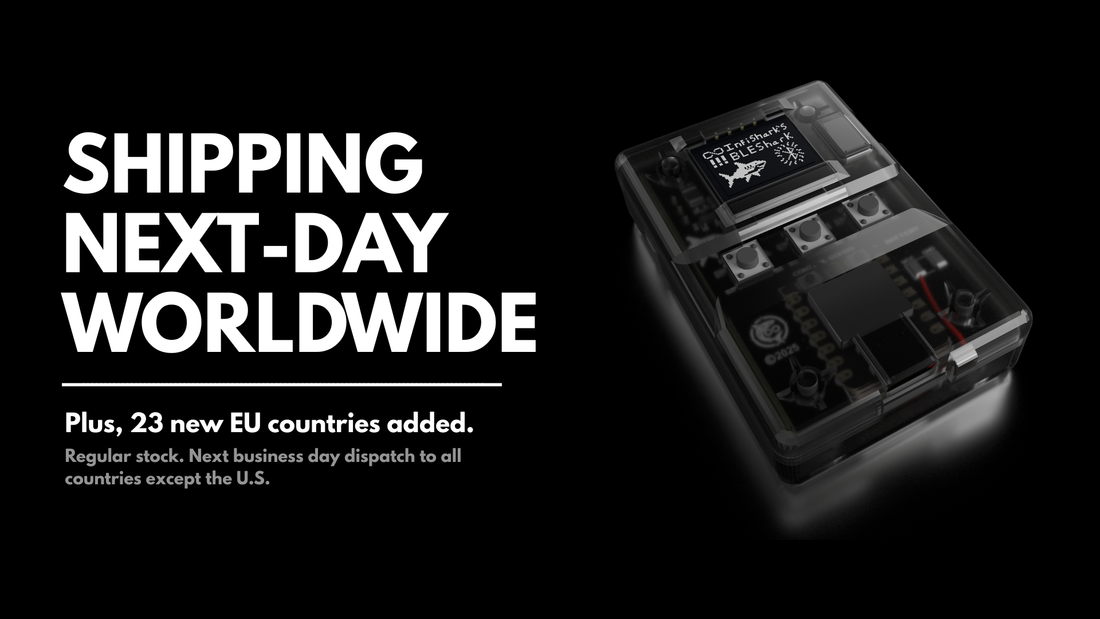 Now Shipping Next-Day to 32 Countries
