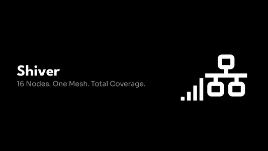 Shiver - BLEShark Nano Mesh System - 16 Nodes, One Mesh, Total Coverage
