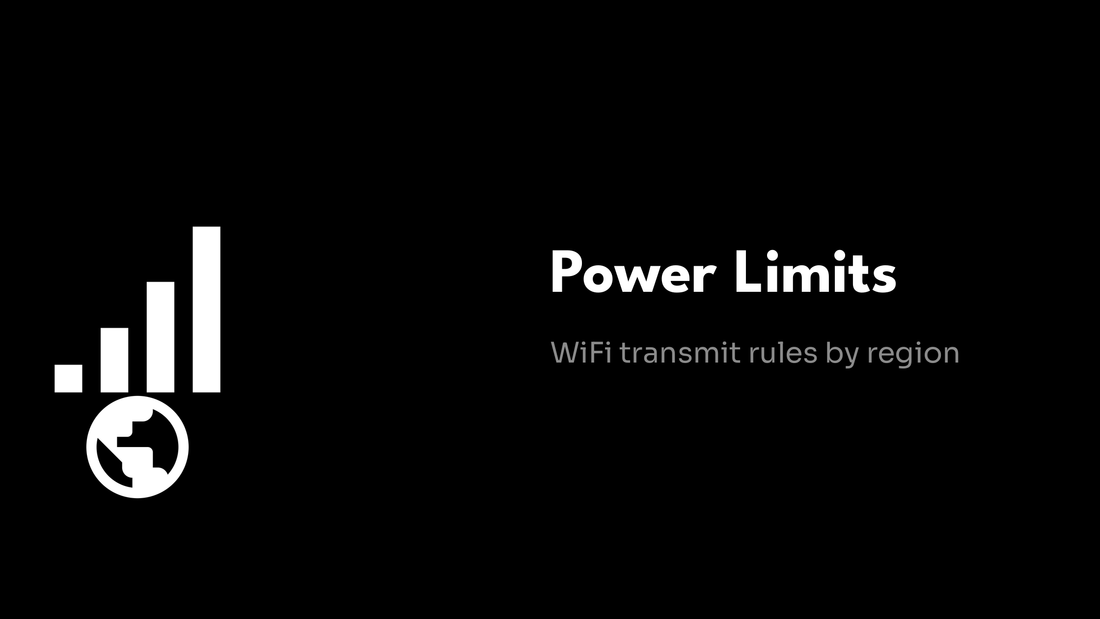 Power Limits - WiFi transmit rules by region