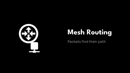 Mesh Routing - Packets find their path