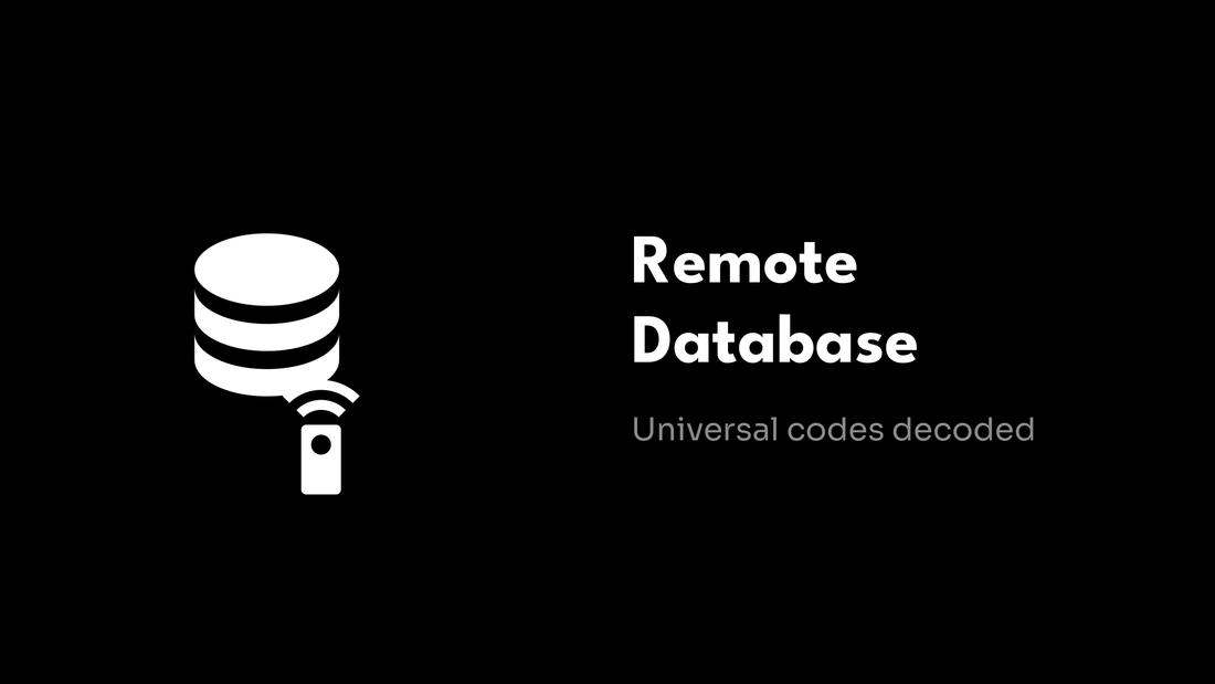 Remote Database - Universal codes decoded