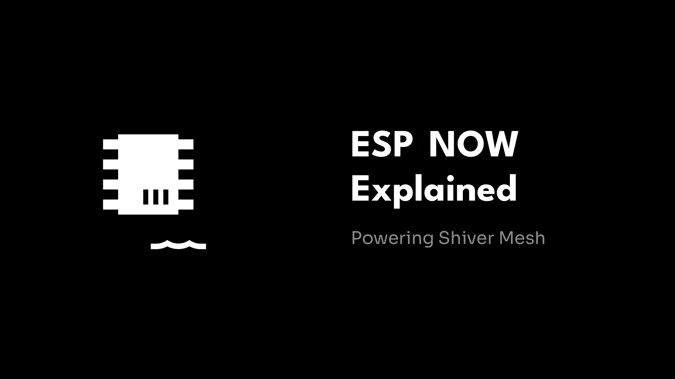 How ESP-NOW Works: The Protocol Powering BLEShark Shiver Mesh ...