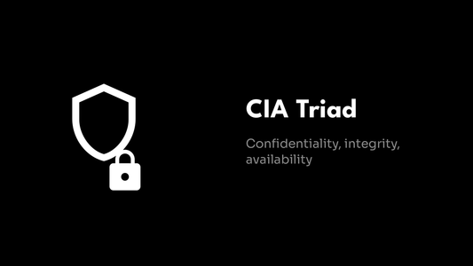 CIA Triad - Confidentiality, integrity, availability