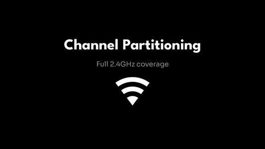 Channel Partitioning - Full 2.4GHz coverage